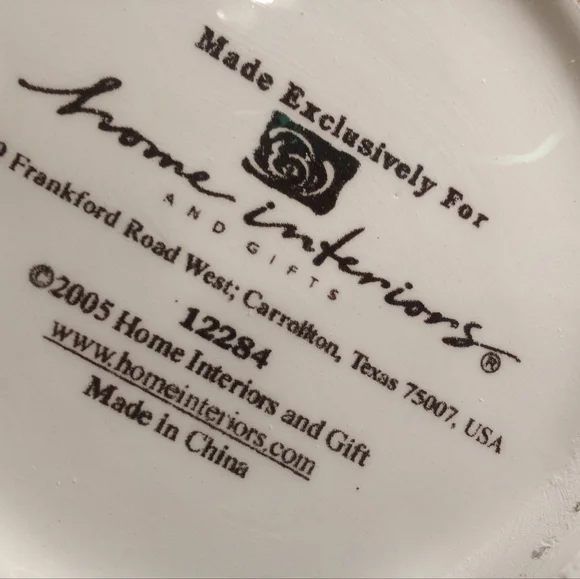 Vintage Porcelain Easter Bunny Votive Candle Holder Home Interiors 2005 - Picture 6 of 6